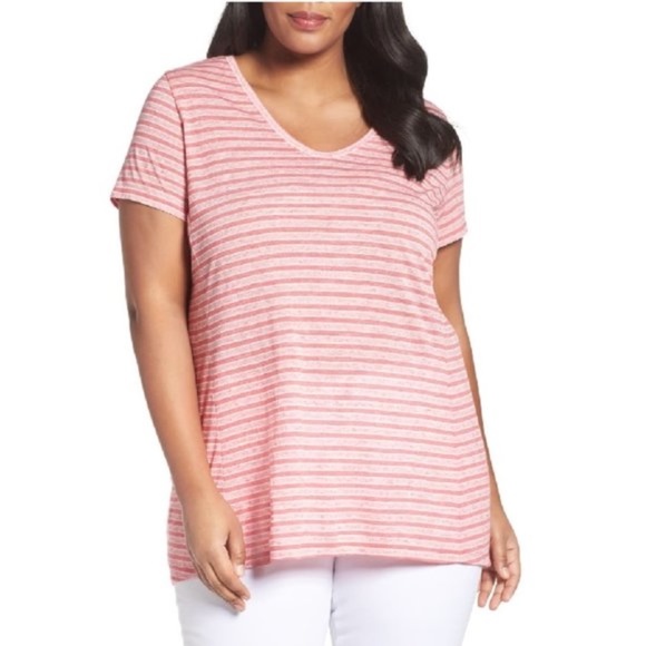 Sejour Stripe Top (Plus) - Picture 1 of 5